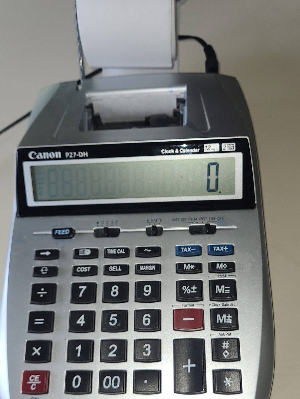 Canon Desktop Printing Calculator P27-DH